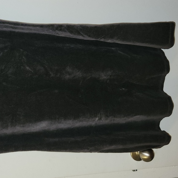 Cut Loose Velvet dress—charcoal color xs - Picture 9 of 9